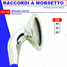 SBOCCO CURVO A MORSETTO 50